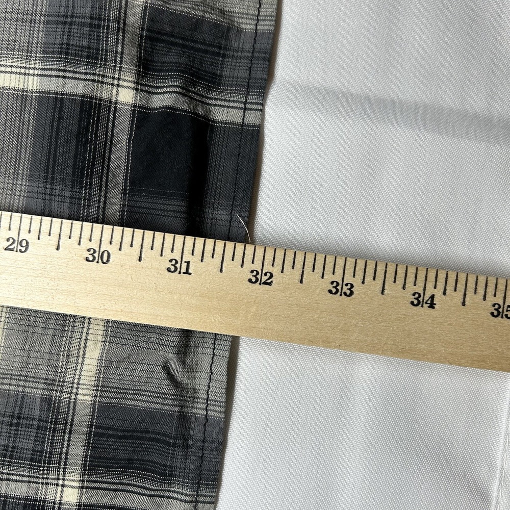 Carhartt Pearl Snap Shirt Mens 2XL XXL Blue Plaid Relaxed Fit Western Work EUC - Picture 13 of 14